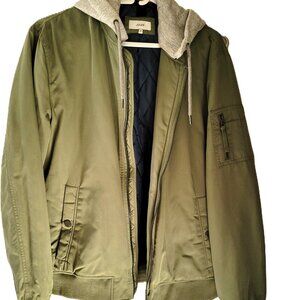 JULES Men's Bomber Jacket with Detachable hoodie / Size M